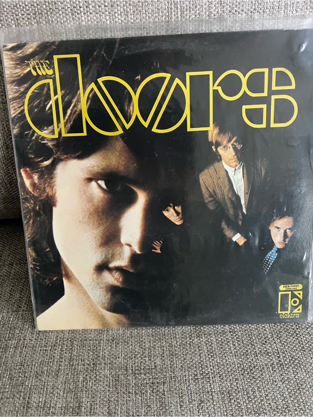 The Doors Self-Titled Vinyl LP - Black and Yellow Sleeve